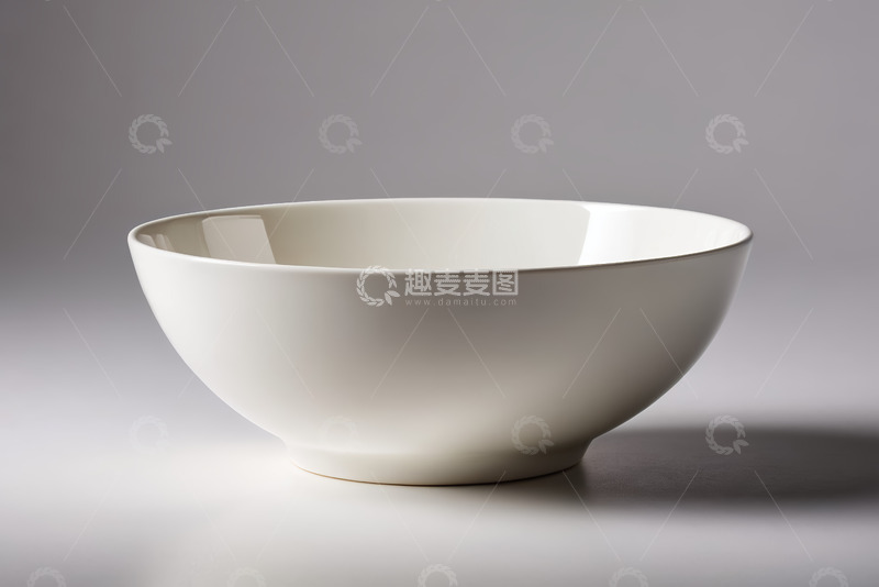 高清大图下载【趣麦麦图】白色陶瓷碗静物展示