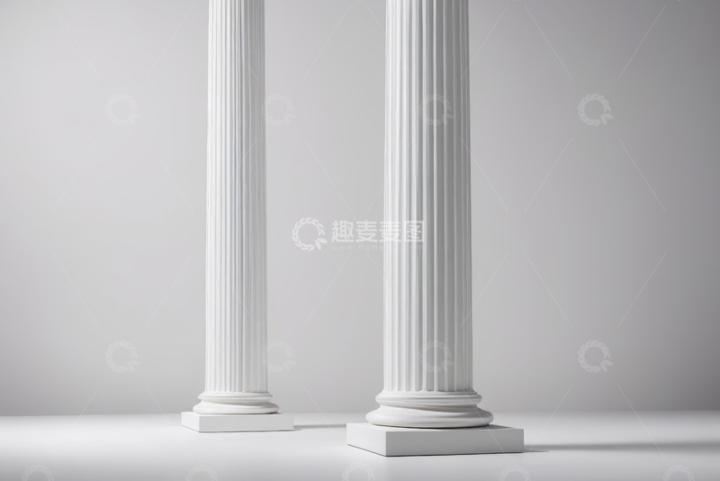 高清大图下载【趣麦麦图】白色古典柱子素材