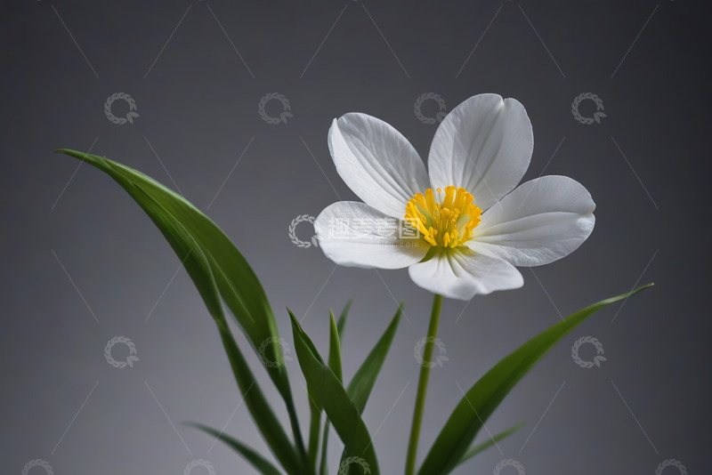 高清大图下载【趣麦麦图】白色花朵微距特写