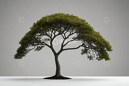 单棵绿植树木特写