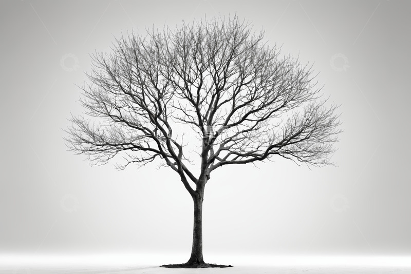 高清大图下载【趣麦麦图】单棵无叶树木素材