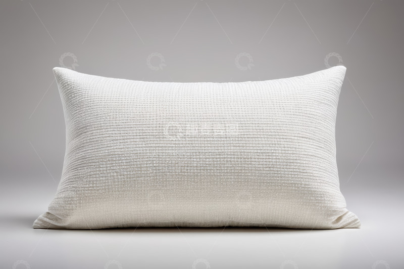高清大图下载【趣麦麦图】白色织物枕头特写