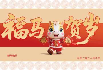 福马贺岁喜庆新年图片