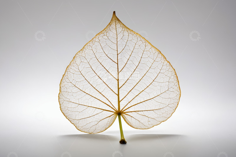 高清大图下载【趣麦麦图】透明叶脉特写素材