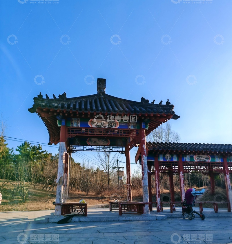 高清大图下载【趣麦麦图】古风亭台风景摄影