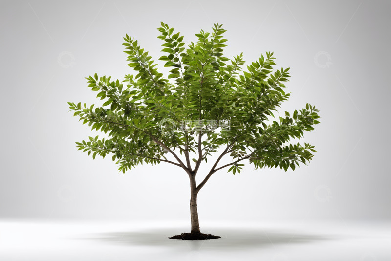 高清大图下载【趣麦麦图】绿色单棵树木素材