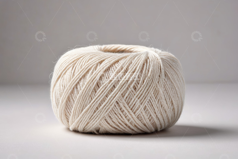 高清大图下载【趣麦麦图】白色毛线团静物素材