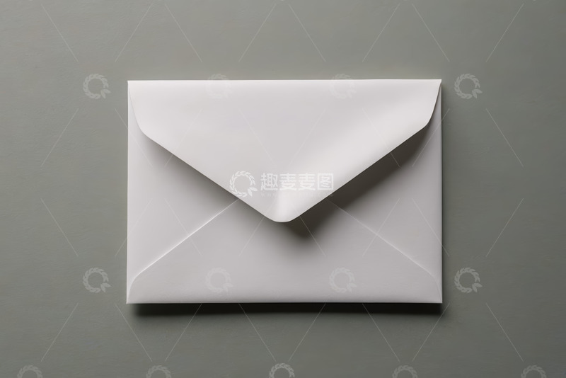 高清大图下载【趣麦麦图】白色信封静物特写