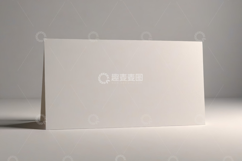 高清大图下载【趣麦麦图】白色空白卡片素材