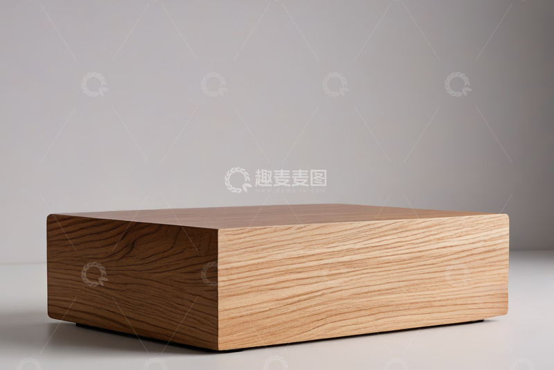 高清大图下载【趣麦麦图】木质长方体盒子特写素材
