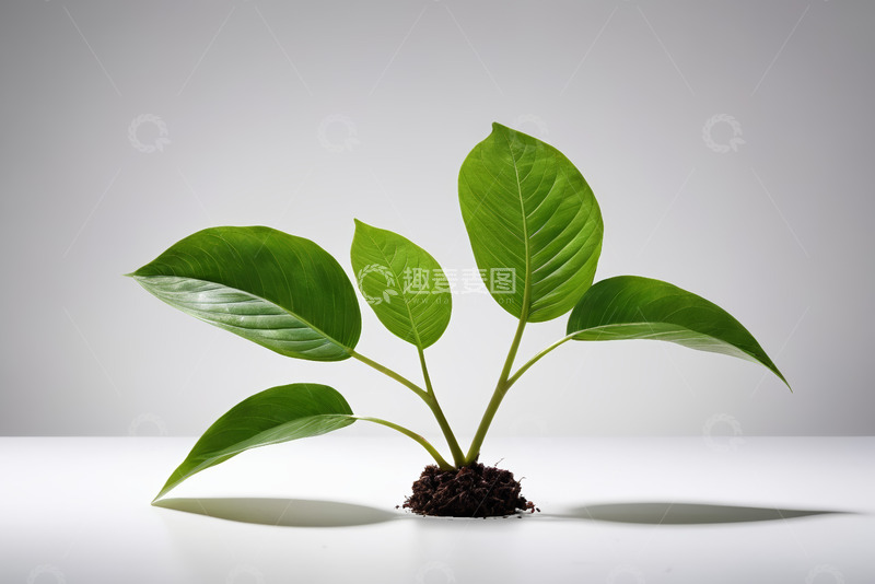 高清大图下载【趣麦麦图】绿叶植物特写