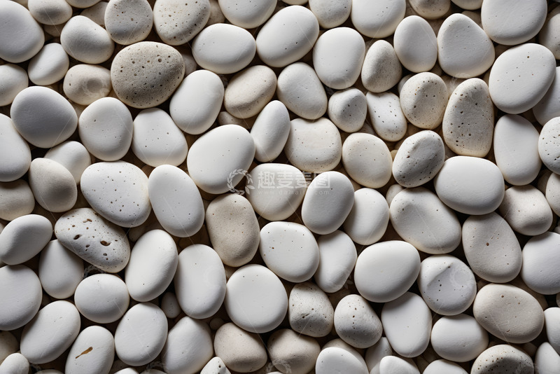 高清大图下载【趣麦麦图】白色鹅卵石特写素材