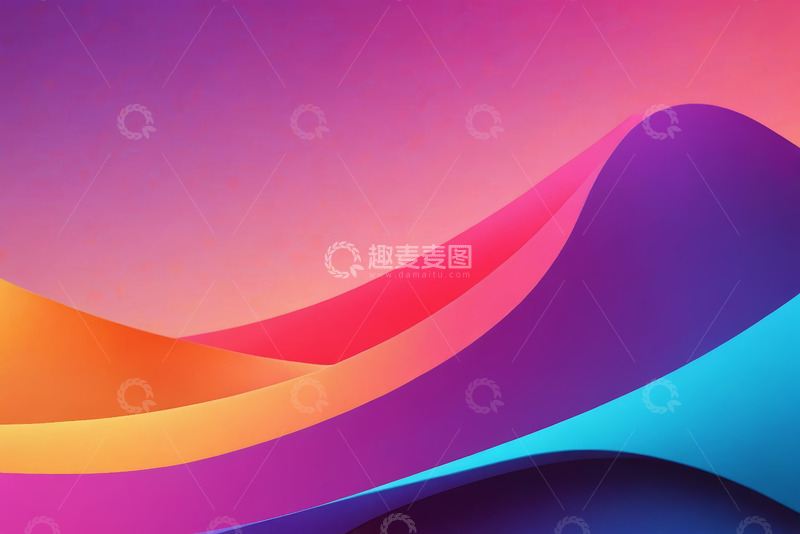 高清大图下载【趣麦麦图】渐变抽象图形背景