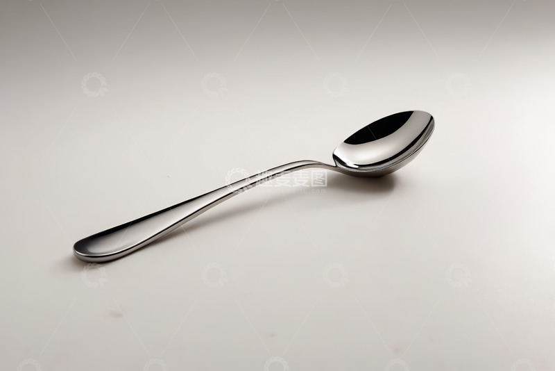 高清大图下载【趣麦麦图】银色金属勺子特写