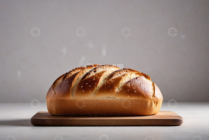 高清大图下载【趣麦麦图】木板上的美味新鲜面包