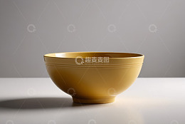 黄色大碗静物特写