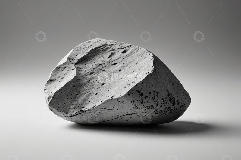 高清大图下载【趣麦麦图】灰色陨石特写素材