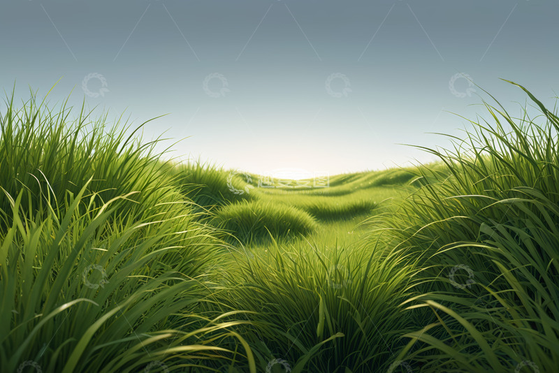 高清大图下载【趣麦麦图】绿色草地自然风光