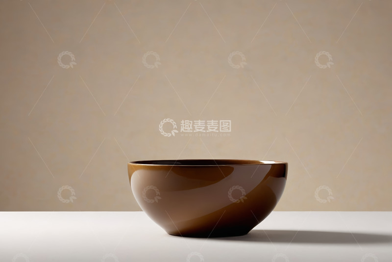 高清大图下载【趣麦麦图】棕色碗静物特写
