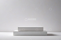 白色立体展示台
