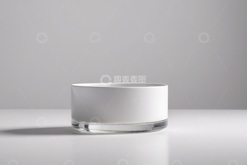 高清大图下载【趣麦麦图】白色玻璃容器特写