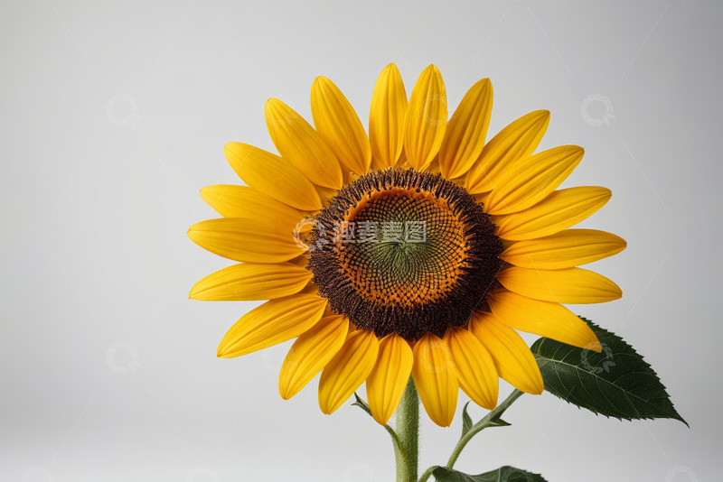 高清大图下载【趣麦麦图】黄色向日葵特写