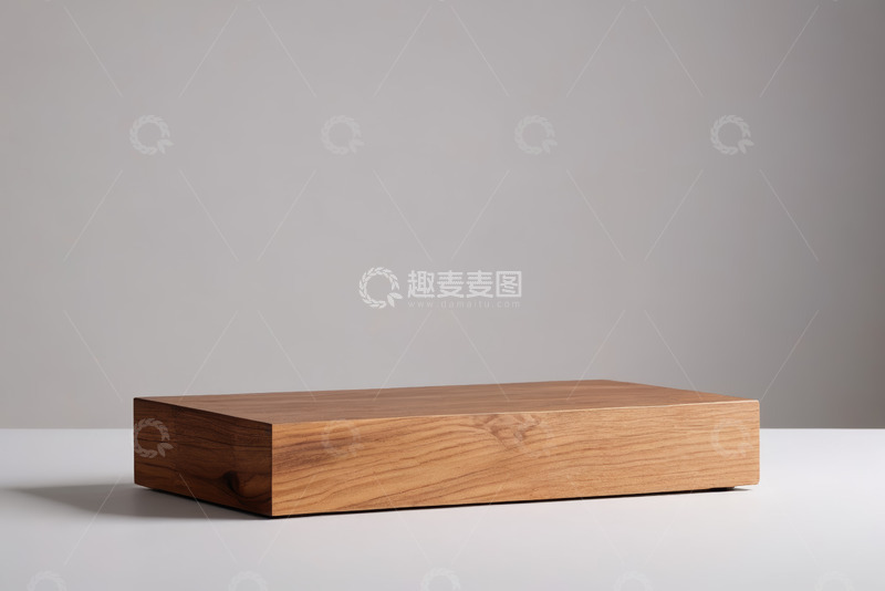 高清大图下载【趣麦麦图】木质长方体盒子特写