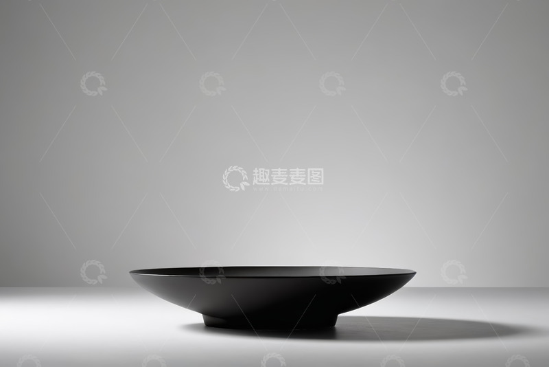 高清大图下载【趣麦麦图】黑色碗特写静物素材