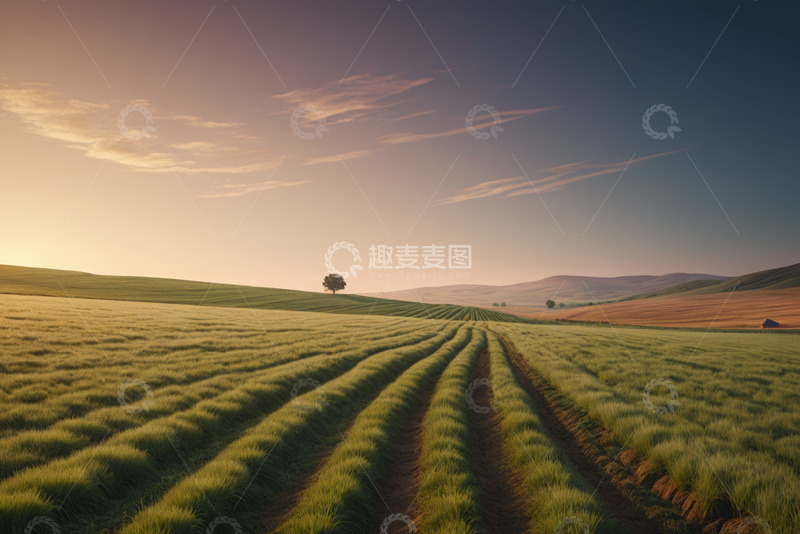 高清大图下载【趣麦麦图】田园风光田野景色
