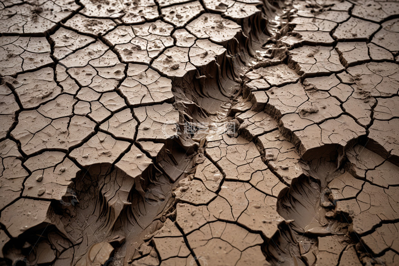 高清大图下载【趣麦麦图】干裂土地特写