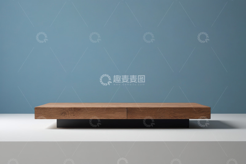 高清大图下载【趣麦麦图】简约木质茶几展示