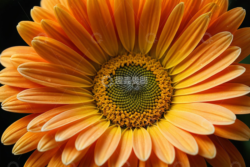 高清大图下载【趣麦麦图】橙色花朵微距特写