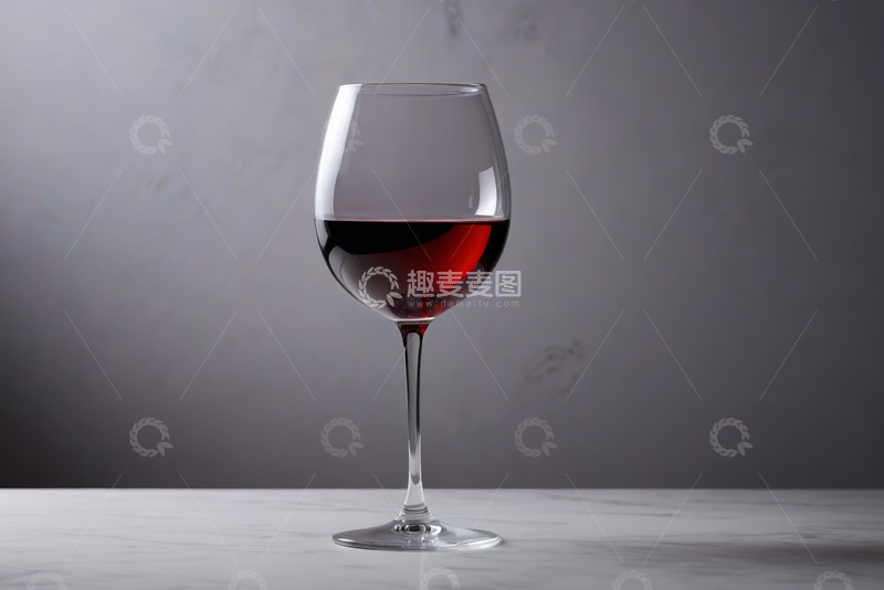 高清大图下载【趣麦麦图】高脚杯中的红葡萄酒