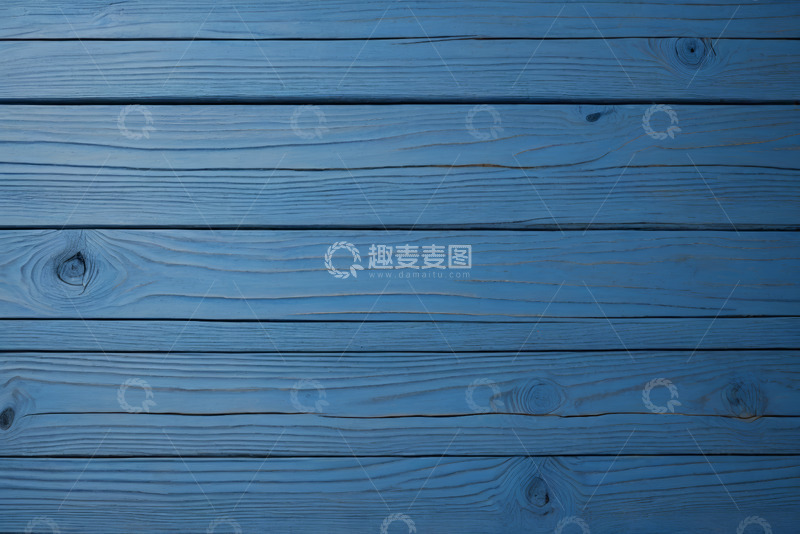 高清大图下载【趣麦麦图】蓝色木板纹理背景