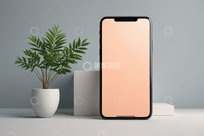 高清大图下载【趣麦麦图】现代简约风格智能手机展示
