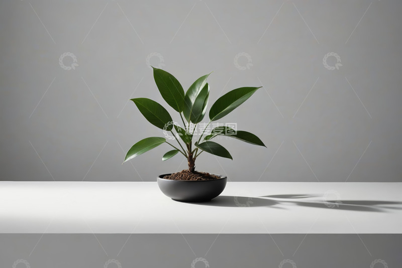 高清大图下载【趣麦麦图】盆栽绿植特写