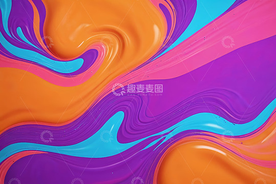 多彩抽象流体背景