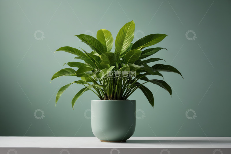 高清大图下载【趣麦麦图】盆栽绿植特写