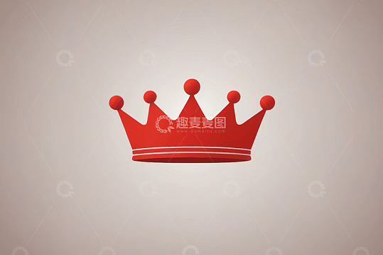 红色皇冠图标