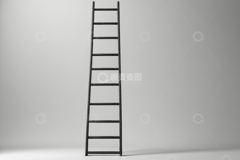 高清大图下载【趣麦麦图】黑色梯子展示