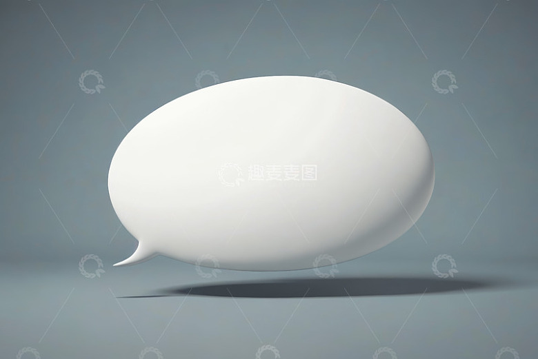 白色对话气泡素材