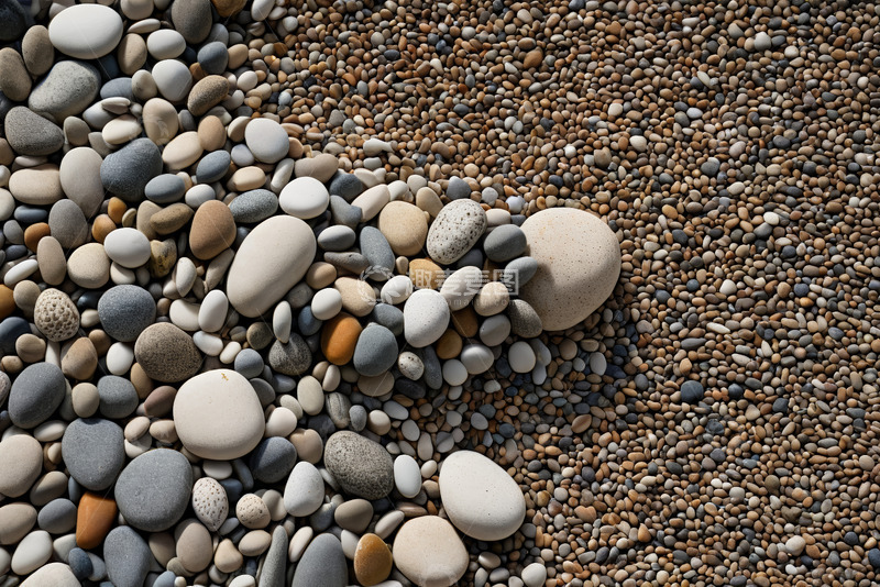 高清大图下载【趣麦麦图】多样鹅卵石地面纹理素材