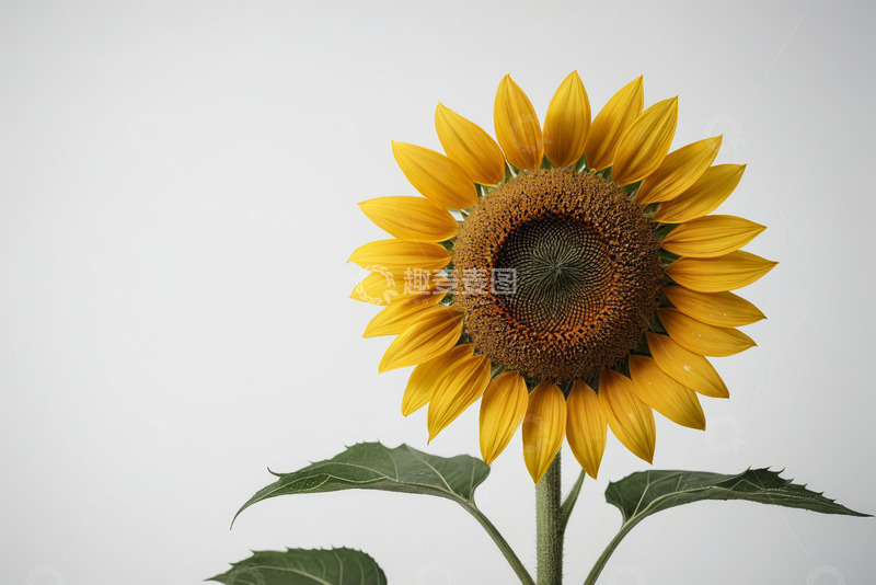 高清大图下载【趣麦麦图】黄色向日葵特写