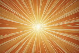 橙色放射光线背景素材