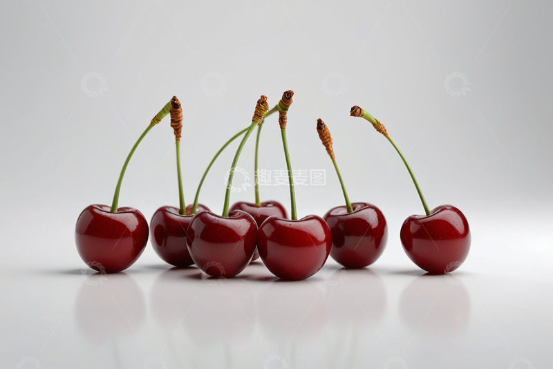 高清大图下载【趣麦麦图】红色樱桃微距特写