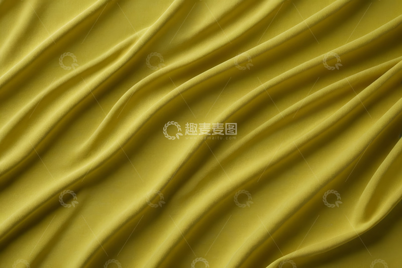 高清大图下载【趣麦麦图】黄色织物纹理特写