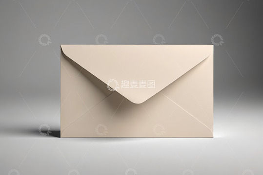 米色信封特写