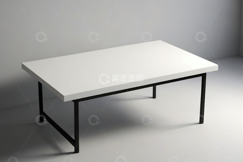高清大图下载【趣麦麦图】现代简约风格白色桌子