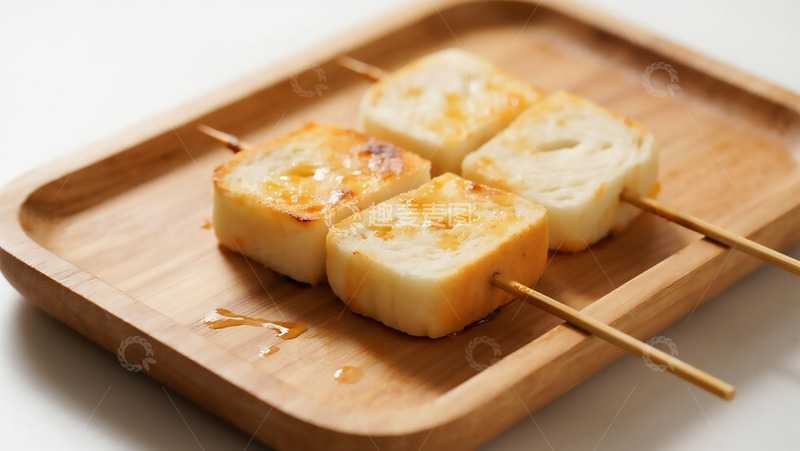 高清大图下载【趣麦麦图】美食烧烤之烤馒头片