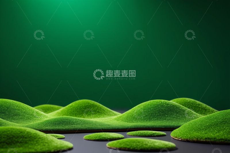 高清大图下载【趣麦麦图】绿色草状物体景观